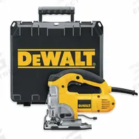 DEWALT Jigsaw: 6.5 A Current, 3,100 stroke/min Stroke Rate - Max, Orbital, 1 in Stroke Lg, 0°to 45° (MPN DW331K). Key specifications — attr1170146: DEWALT; attr1170148: Orbital.