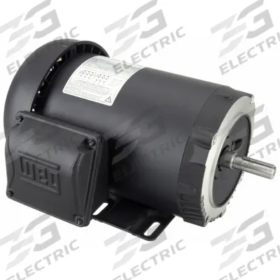 WEG General Purpose Motor: C-Face/Rigid Base Mount, Totally Enclosed Fan Cooled - C-Face with Rigid Base 3-Phase General Purpose AC Motors