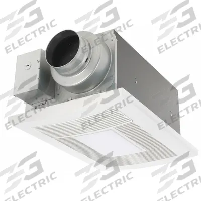 PANASONIC Fan/Heater Combination: Ceiling, 50 cfm_80 cfm_110 cfm Max, 0.7 sones, 3 Speed - Bathroom Exhaust Fans with Heater