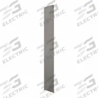 HADRIAN Pilaster: Stainless Steel, Powder-Coated, Light Gray, 82 in Ht, 14 in Wd, 1 1/4 in Thick (MPN 541014-535). Key specifications — Door Swing: Left Hand In/Right Hand Out; Brand: HADRIAN; Color: Light Gray; Finish/Texture: Powder-Coated.