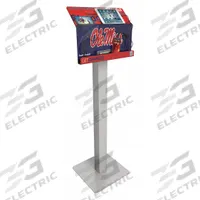 KWIKBOOST Device Charging Station: (4) 9 in Lightning/(4) 9 in Type C cables, 54 in Overall Ht (MPN KB99031). Key specifications — Includes: (4) 9 in Lightning; Brand: KWIKBOOST; Features: Tablet Shelf.