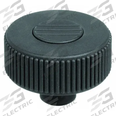 KIPP Hand Knob: Knurled, Plastic w/ SS Thread, 1/4"-20 Thread, 10 mm Thread Lg - Knurled Knobs with Threaded Hole