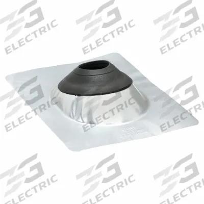 OATEY 15"H 12"W Steel Roof Vent Pipe Flashing: For Pitched Roof, Rectangular Base - Rectangular-Base Boots