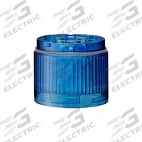 PATLITE Tower Light Module: Steady, 24V DC, Blue, 60 mm Overall Dia, 40 mm Overall Ht, LR6 (MPN LR6-E-B+FB295). Key specifications — Brand: PATLITE; Compatible with Series: LR6; Lens Color: Blue; Operating Voltage: 24V DC; Manufacturer Part Number: LR6-E-B+FB295.