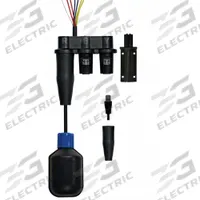 SJE-RHOMBUS Float Switch: Wide-Angle, Normally Open (Pump Down), 125V AC, 1 A, 2-Wire, Control Duty (MPN 5MAPWPCNOEZ). Key specifications — Rated Voltage: 125V AC; Brand: SJE-RHOMBUS; Electrical Connection: 2-Wire; Counterweight/Mounting: Pipe Clamp Required.