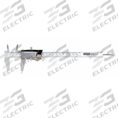 GENERAL Fractional-Display Digital Caliper: 0 in to 8 in /0 mm to 203 mm - Calipers without SPC Output