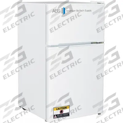AMERICAN BIOTECH SUPPLY Refrigerator and Freezer: 3 cu ft Refrigerator Capacity - General Purpose Lab Refrigerator-Freezers