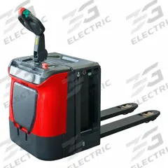 DAYTON Walkie Rider: 5,500 lb, 48 in L x 27 in W Fork Dim, 27 in, 15 in, Std Fork, Steel, Disc Brake (MPN PT55N-2748). Key specifications — Brand: DAYTON; Width Across Forks: 27 in; Battery Voltage: 24V; Width Between Forks: 15 in.