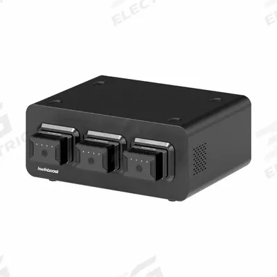 KWIKBOOST Device Charging Station: 6 in Overall Ht, 4 7/8 in Overall Wd - Tabletop