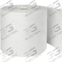BRADY SPC ABSORBENTS Sorbent Roll: Polypropylene, White, 150 ft Roll Lg, 15 in Roll Wd (MPN OP15P). Key specifications — Brand: BRADY SPC ABSORBENTS; Material: Polypropylene.