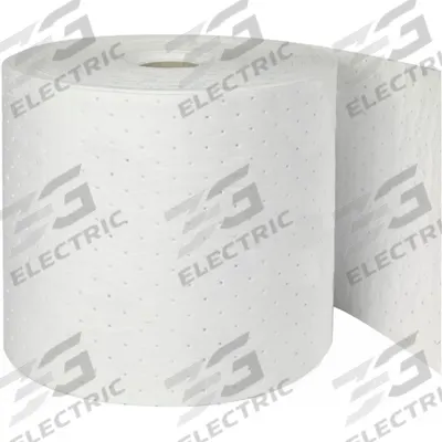 BRADY SPC ABSORBENTS Sorbent Roll: Polypropylene, White, 150 ft Roll Lg - Sorbent Rolls