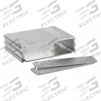 BOX ENCLOSURES Enclosure: Silver, Aluminum, 1 in x 4 in x 3 in, NEMA 4 (MPN B2-080SI). Key specifications — Color: Silver; Includes: Assembly Screws; NEMA Enclosure Rating: 4; Brand: BOX ENCLOSURES.