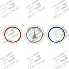 MOEN Index Button: Metal, For Cold/Diverter/Hot Handle Type, Color/Symbol Index, Blue/Red (MPN 13382). Key specifications — Material: Metal; Brand: MOEN; For Handle Type: Cold; Index Color: Blue; Index Style: Symbol.