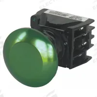 EATON Hazardous Location Push Button: 30 mm, Metallic, Mushroom Head Profile, 1NO/1NC (MPN E34EX712G). Key specifications — Manufacturer Part Number: E34EX712G; Product Type: Push Button Operators; Series: E34; Brand: EATON; AC Contact Rating: 10 A @ 600 V; Action: Momentary; DC Contact Rating: 2.5 A @ 250 V; Operator Illumination: Non-Illuminated.