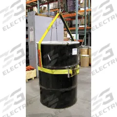 LIFT-ALL Drum Sling: Metal, 300 lb Wt Capacity, For 36 in Min. to Max. Drum Dia, Body, Vertical (MPN DSV601DX36IN). Key specifications — Color: Yellow; For Drum Material: Metal; Grip Location: Body; Material: Polyester; Brand: LIFT-ALL.