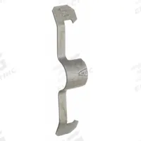 Cable Conduit Clip Hanger: 1/4 in Trade Size, 14/2 AWG to 12/3 AWG, Steel (MPN KX). Key specifications — Manufacturer Part Number: KX; Compatible Conduit Trade Size: 1/4 in; Compatible Pipe Size: 1/4 in; Material: Steel; Color: Gray; Finish: Corrosion Resistant Coated; Description/Special Features: No Tools Required; For Use With: IMT.