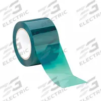 CAPLUGS Film Tape: 7 in Wd, 72 yd Lg, 2 mil Thick, Polyester Film, Silicone, Green, Flame-Retardant (MPN SH-47623). Key specifications — Series: PC21-SH.