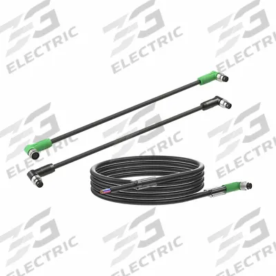 VEKTEK Quick Disconnect Sensor: 8 Pole M8 Male x 8 Pole M8 Male, 1/5 m Cable Lg - EOAT Interface Cables & Accessories