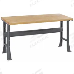 TENNSCO Workbench: Fixed Ht, Laminated Hardwood Butcher Block, 60 in x 36 in, Gray (MPN WB-1-3660W). Key specifications — Brand: TENNSCO.