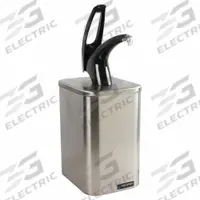 SAN JAMAR Frontline Pump: 1 Compartment, 1.5 gal Capacity, Black, 7 1/2 in Overall Wd, Steel (MPN P4900BK). Key specifications — For Use With: Sauces and Dressings with Particulates; Includes: Condiment Liner; Material: Steel; NSF Certified: Yes; Product Type: Universal Countertop Box System; Brand: SAN JAMAR; Manufacturer Part Number: P4900BK.