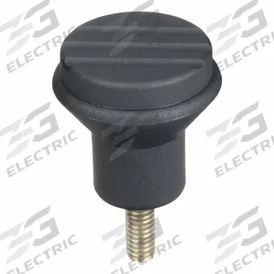 KIPP Hand Knob: Pull, Plastic w/ SS Thread, M4 Thread, 10 mm Thread Lg - Pull Knobs with Threaded Stud