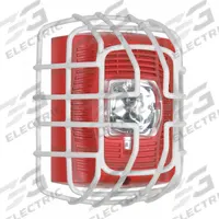 SAFETY TECHNOLOGY INTERNATIONAL Wire Cage: Steel, 7 3/8 in Overall Dp, 6 1/8 in Overall Lg, STI-9705. Key specifications — Manufacturer Part Number: STI-9705; Brand: SAFETY TECHNOLOGY INTERNATIONAL; Color: White; For Location: Indoor; For Use With: System Sensor SPECTRAlert horn/strobe/speaker notification appliances; Includes: Mounting Hardware; Mounting Location: Wall Mount; Mounting Style: Flush Mount.