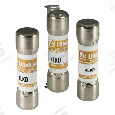 LITTELFUSE Fuse: KLKD Series, Midget, Fast-Acting, 6 A, 600 V AC, 600 V DC - Fast-Acting Cylindrical Fuses