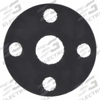 Full Face Flange Gasket: Class 150, Neoprene, For 1 in Pipe, 1/8 in Thick, 1 5/16 in Inside Dia (MPN 9071FF-0150-125-0100). Key specifications — Brand: APPROVED VENDOR.