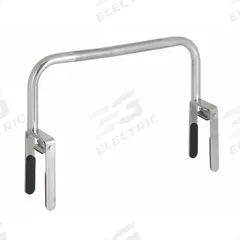 APPROVED VENDOR Bathtub Grab Bar: Wave, 18 in Lg, 1 in Dia, Steel, Chrome-Plated, 250 lb Wt Capacity (MPN 4WMJ6). Key specifications — Finish: Chrome-Plated; Bar Style: Wave; Brand: APPROVED VENDOR.