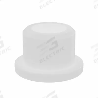 BUNTING BEARINGS Flanged Sleeve Bearing: Nylon, 1/4 in Bore, 3/8 in OD, 5/16 in Overall Lg - General Purpose Plastic Flanged Sleeve Bearings
