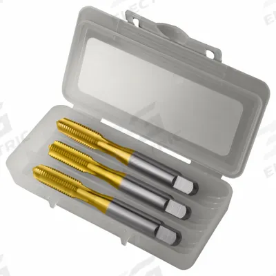 CLEVELAND Tap Kit: M12x1.25 Metric, D5 / 6H, 4 Flute - Three-Piece Hand Tap Sets