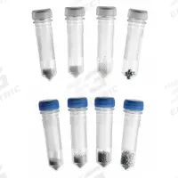 BENCHMARK SCIENTIFIC Prefilled Homogenizer Tubes: 7 in Overall Lg, 4 in Overall Wd, Polypropylene (MPN D1031-T20). Key specifications — Product Type: Tube; Compatible with Manufacturer Model Number: D1030; Material: Polypropylene; Brand: BENCHMARK SCIENTIFIC.