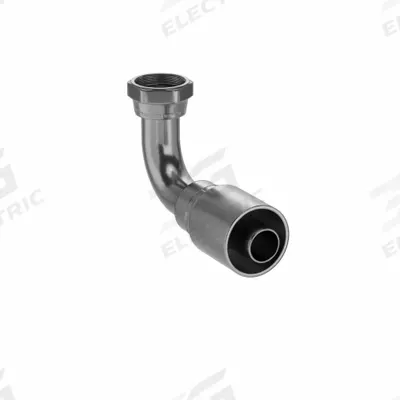 Parker Hydraulic Crimp Fitting: Steel x Steel, 90° Elbow, -20 For Hose Dash Size - Parker Crimp Hydraulic Hose Fittings with ORS Connection