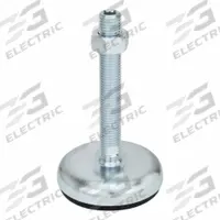 JW WINCO Male-End Leveling Mount: Swiveling Stud, 3/4"-10 Thread Size, 3.94 in, 2,473 lbf Capacity (MPN 30-100-3/4X10-100-A1-UK). Key specifications — Base Shape: Round; Load Capacity: 2,473 lbf; Thrust Pad Material: Buna-N; Includes: Nut.