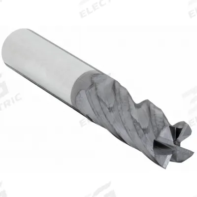 APPROVED VENDOR Square End Mill: Carbide, AlTiN Coated, 4 Flute, 15/64" Mill Dia - General Purpose Carbide Square End Mills