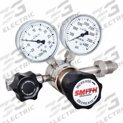 SMITH EQUIPMENT High Purity Gas Regulator: Single Stage, CGA 330 Inlet, 1/8" Tube Outlet, 25 psig (MPN 310-69220000). Key specifications — Brand: SMITH EQUIPMENT; Manufacturer Part Number: 310-69220000; Diaphragm Material: Stainless Steel; Outlet Connection: 1/8" Tube; Inlet Connection: CGA 330.