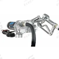 GPI Electric Drum Pump: 12 V DC, 1/5 hp HP, 15 gpm Max. Flow Rate, Pump with Hose & Nozzle, Aluminum (MPN M-150S-EM). Key specifications — Brand: GPI; Meter: Not Included.