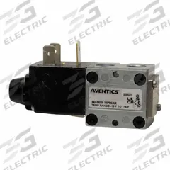 AVENTICS Solenoid Air Control Valve: Series L01, Single Solenoid, Four-Way / Two-Position, 24V AC (MPN L01SA4592000020). Key specifications — attr1076719: L01SA4592000020; attr1076777: Non-Locking; attr1076785: Solenoid Air Control Valve; attr1076787: Spring Return; attr1076800: 24V AC; attr1076739: Plug-In.