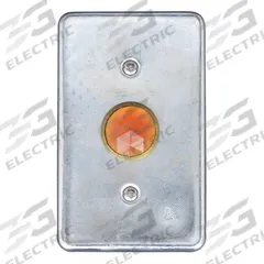 APPLETON ELECTRIC Weatherproof Cover: Steel, FD/FS, Pilot Lamps, 1 Gangs, 4 9/16 in Overall Ht, Gray (MPN FSK-1JA). Key specifications — Brand: APPLETON ELECTRIC; Color: Gray; Compatible with Product Type: Pilot Lamps; Compatible with Series: FS; Mounting Orientation: Horizontal or Vertical.