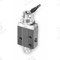 PARKER Manual Air Control Valve: DirectAir 2, Three-Way / Two-Position, Toggle, 1/8 in Female NPT (MPN 404811000). Key specifications — attr1084737: Aluminum; attr1084764: Manual Air Control Valve; attr1084778: Poppet; attr1084767: DirectAir 2; attr1084731: 404811000; attr1084739: PARKER; attr1084765: Spring Return; attr1084768: DirectAir 2.