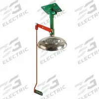 HUGHES SAFETY Plumbed Shower: Ceiling Mnt, Plastic Sprayhead, Galvanized Steel Pipe, Silver (MPN 23GV). Key specifications — Brand: HUGHES SAFETY; Activation: Pull Rod.