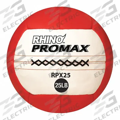 CHAMPION SPORTS Medicine Ball: 14 in Overall Dia, Red - Slam Balls