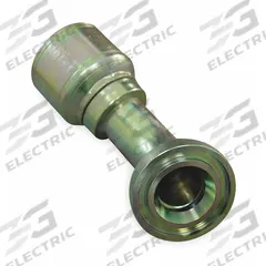 AEROQUIP Hydraulic Flange Fitting: 1 1/4 in Hydraulic Hose I.D., 1 1/4 in Hydraulic Flange Size (MPN 1A20FLA20). Key specifications — attr95970: 45° Elbow; attr95968: Carbon Steel; attr98911: AEROQUIP.
