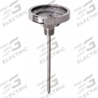 TEL-TRU Dial Thermometer: -40°F to 160°F /-40°C to 70°C, +/- 1% Accuracy, 4 in Stem Lg (MPN GT500R-0402). Key specifications — Temperature Units: Fahrenheit; Accuracy: +/- 1%; Brand: TEL-TRU.