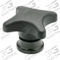 JW WINCO Hand Knobs with Increased Clamping Force: Plastic w/ Steel Thread, M10 Thread, 63 mm Dia (MPN 10NDC7). Key specifications — Brand: JW WINCO.