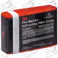3M Firestop Pillow: 9 in Overall Lg, 6 in Overall Wd, 3 hr Fire Rating (MPN FB-369*). Key specifications — Color: Red; Interlocking: No; Fire Rating: 3 hr; Brand: 3M.