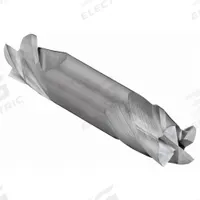CLEVELAND Square End Mill: Carbide, Double End, 4 Flute, 1/2" Mill Dia, 5/8" LOC, 3" OAL (MPN C60287)