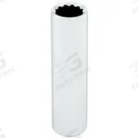 WESTWARD Socket: Metric, 3/8 in Drive Size, 6 mm Socket Size, 12-Point, Deep, Chrome, Socket (MPN 53YT84). Key specifications — attr1204417: WESTWARD; attr1204392: Chrome.