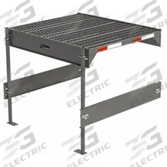EGA Work Platform Add-On Unit: Steel, 500 lb Load Capacity, 39 in x 39 in (MPN CW0-36-0-3). Key specifications — attr1051572: EGA; attr1051574: Gray; attr1051613: 4UYE2; attr1051614: CW7-36-4-3; attr1051619: Add-On Unit; attr1051620: Not Stackable; attr1062618: No Handrails.