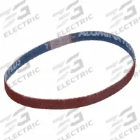 NORTON Sanding Belt: 3/8 in W x 13 in L, Ceramic, 80 Grit, Y Wt Polyester Backing, SG R981 (MPN 78072774916). Key specifications — Brand: NORTON; Series: SG R981.